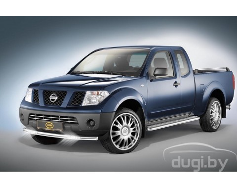 Одинарная труба "Cobra" с Led подсветкой для Navara